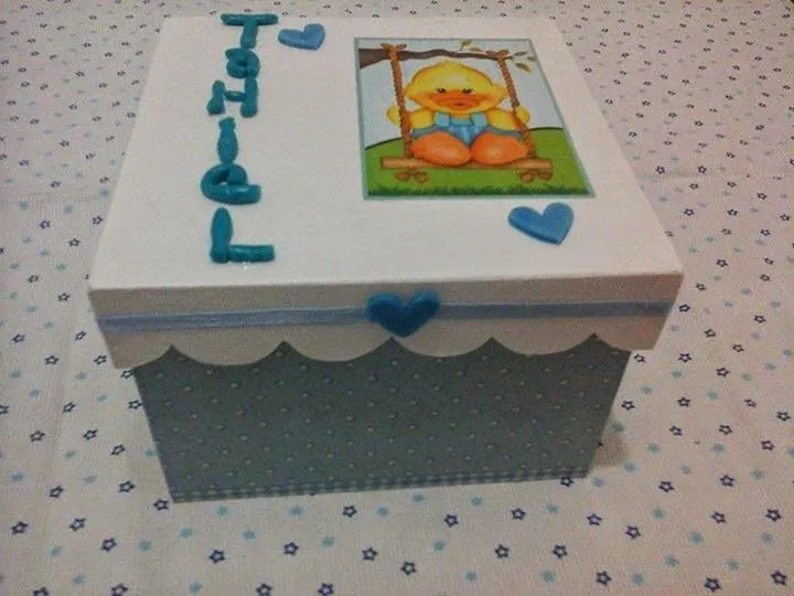 Souvenirs para nacimiento o bautismo, cajas decoradas con ... Souvenirs para nacimiento o bautismo, cajas decoradas con ...