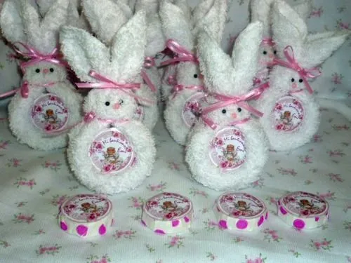 Souvenirs Nacimiento-miniconejos De Toallas-baby Shower-baut ... Souvenirs Nacimiento-miniconejos De Toallas-baby Shower-baut ...