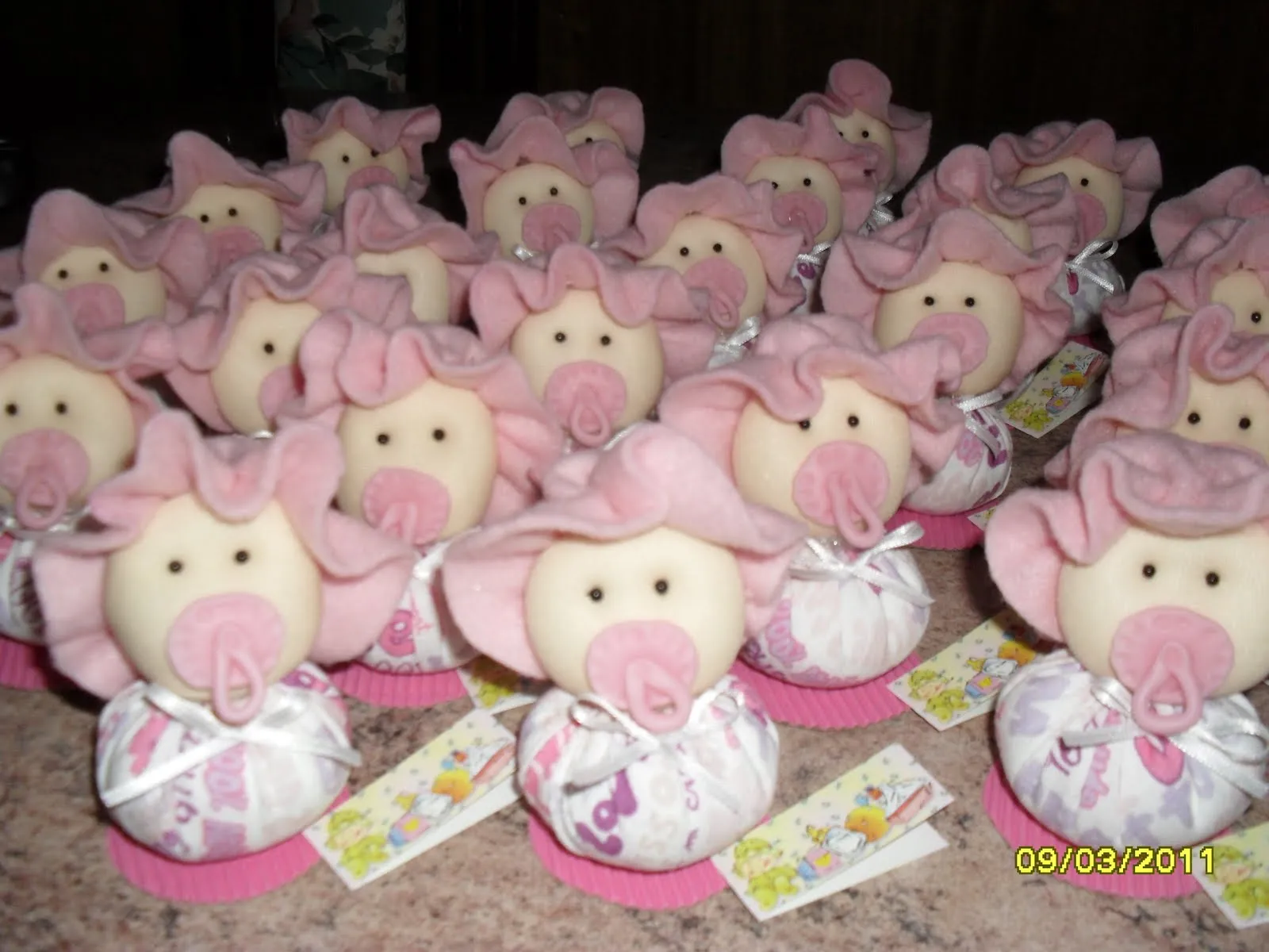 Souvenirs de nacimiento en tela - Imagui