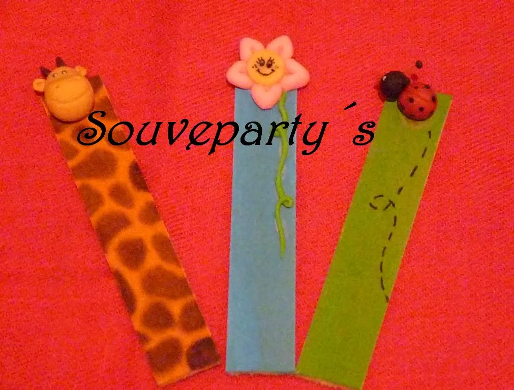 SOUVEPARTY´S PORCELANA FRIA: Marcadores para libros SOUVEPARTY´S PORCELANA FRIA: Marcadores para libros