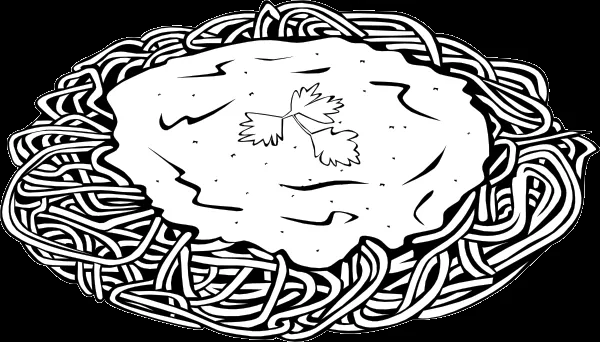 Spaghetti And Sauce 2 Clip Art at Clker.com - vector clip art ... Spaghetti And Sauce 2 Clip Art at Clker.com - vector clip art ...