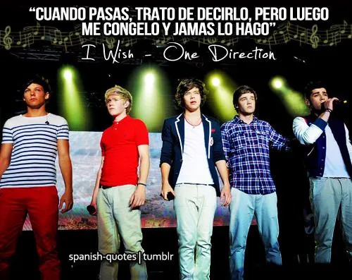 Frases de canciones de one direction - Imagui