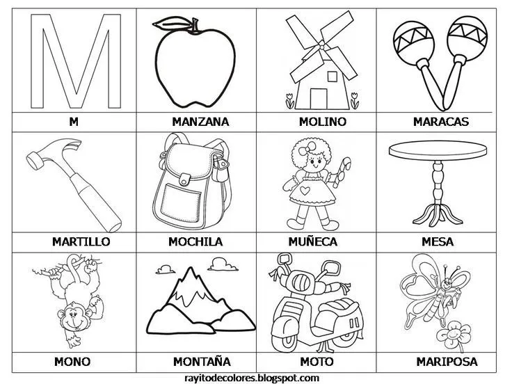 Spanish Word Cards for Kindergarten - palabras con m, ma, me, mi ... Spanish Word Cards for Kindergarten - palabras con m, ma, me, mi ...