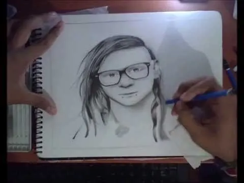 SpeedDraw | #1 Skrillex| By SoureckArts - YouTube
