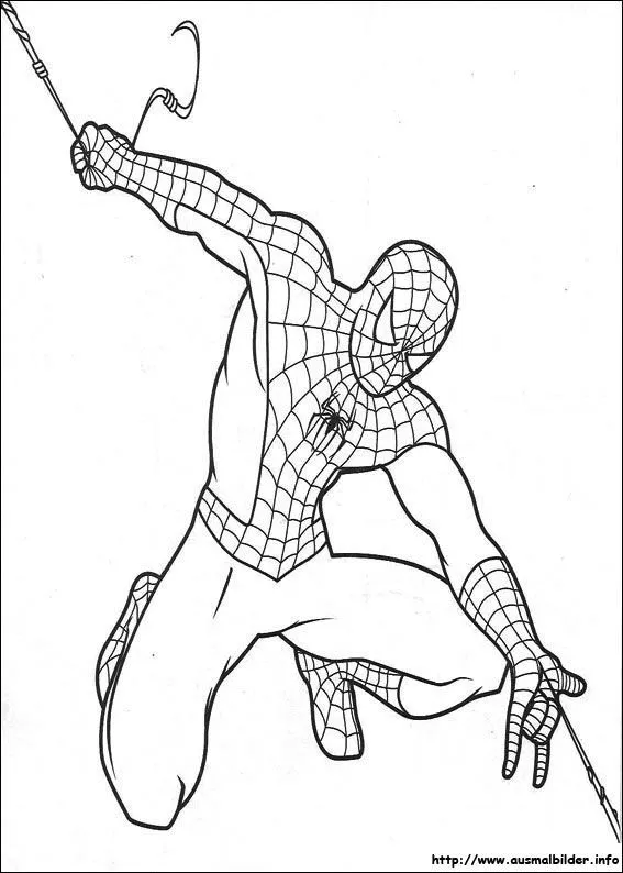 Ausmalbilder von Spider-Man zum Drucken