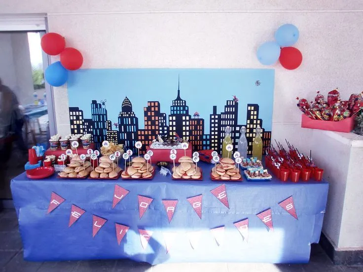 Spiderman mesa de dulces | Spiderman | Pinterest | Spiderman and Mesas