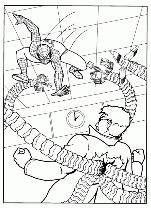 Spiderman vs Octopus