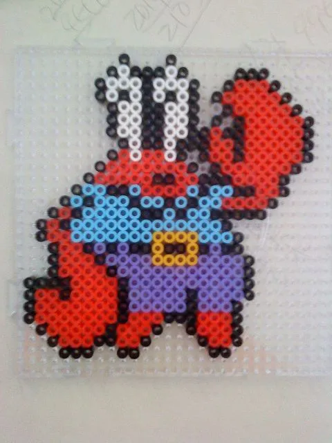 SpongeBob Mr. Krabs hama perler beads | SPONGEBOB | Pinterest ... SpongeBob Mr. Krabs hama perler beads | SPONGEBOB | Pinterest ...