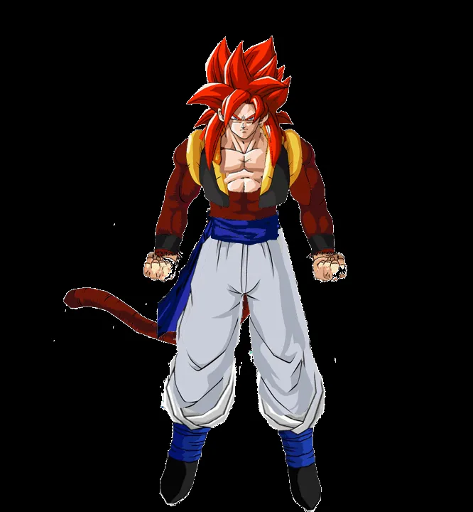 SSJ4 Gogeta colored by MalikStudios on DeviantArt