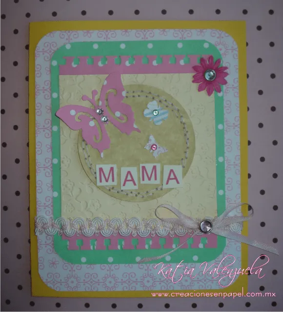 Stamping Paper: Reto #1 "Dia de las Madres" Stamping Paper: Reto #1 "Dia de las Madres"