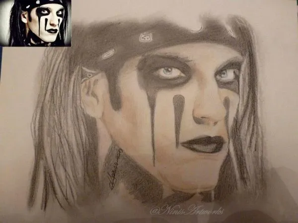 StarsPortraits - Retratos de Black Veil Brides por Ninis - 4 StarsPortraits - Retratos de Black Veil Brides por Ninis - 4