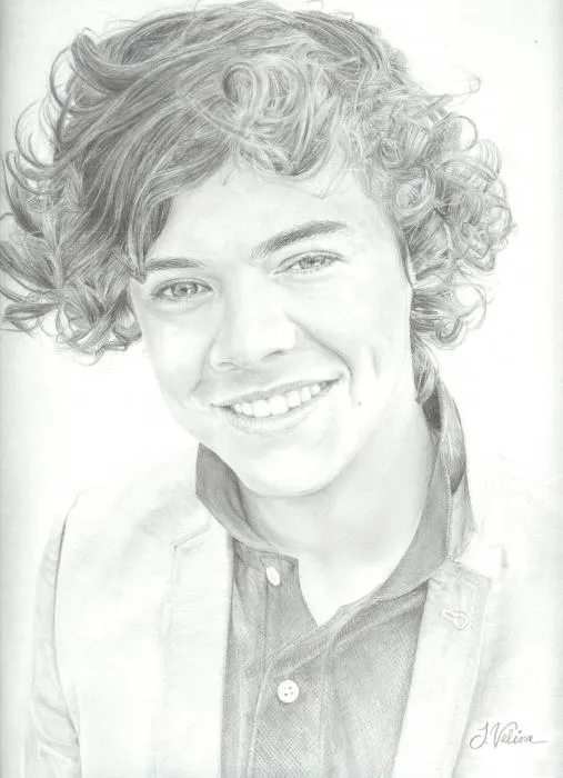 StarsPortraits - Retratos de Harry Styles por JillyBilly327 - 4