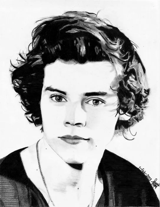 StarsPortraits - Retratos de Harry Styles por SandraMalik