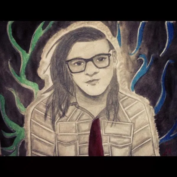 StarsPortraits - Retratos de Skrillex por bsktbllfrk1 StarsPortraits - Retratos de Skrillex por bsktbllfrk1