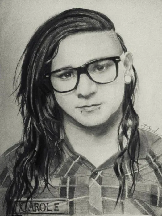 StarsPortraits - Retratos de Skrillex por ismail47 StarsPortraits - Retratos de Skrillex por ismail47