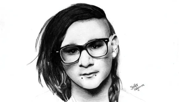 StarsPortraits - Retratos de Skrillex por thecrazyemm StarsPortraits - Retratos de Skrillex por thecrazyemm