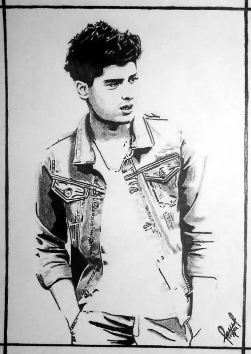 StarsPortraits - Retratos de Zayn Malik por SandraMalik - 1