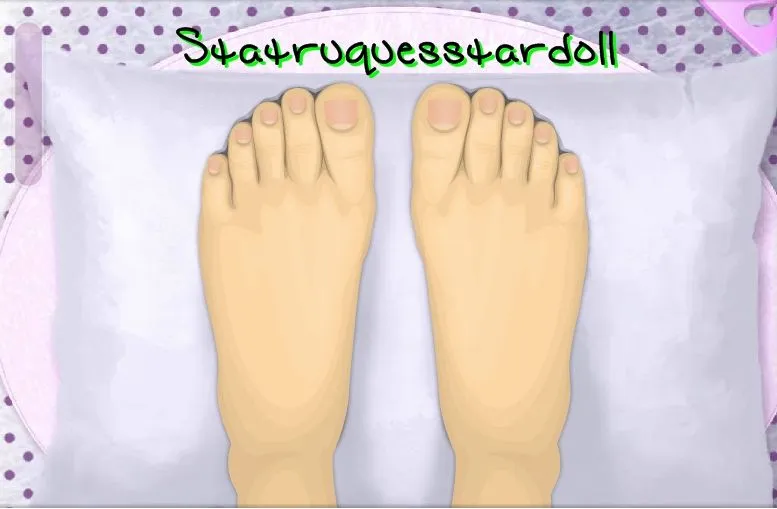 Startruques Stardoll: Pintar unha dos pés