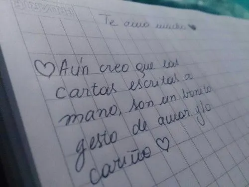 Stay strong — prefiero una corta carta escrita a mano, que un...