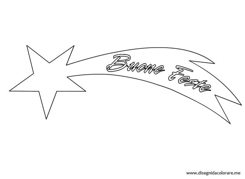 Stella cometa – Buone Feste | Disegni da colorare Stella cometa – Buone Feste | Disegni da colorare