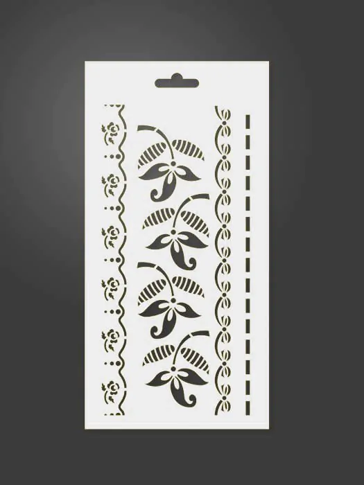 Stencil cenefas flores 1028 - SILU Tienda Online - Nombres de Madera Personalizados Stencil cenefas flores 1028 - SILU Tienda Online - Nombres de Madera Personalizados