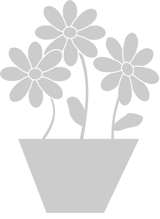 Stencil floreale, vaso con fiori | Donna e Casa