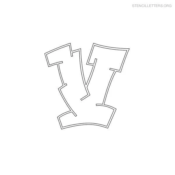 Stencil Letters V Printable Free V Stencils | Stencil Letters Org