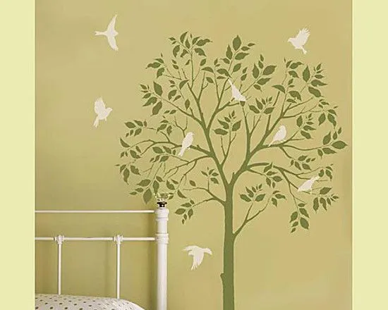 Stencil: Métodos y plantillas para decorar paredes | diarioartesanal Stencil: Métodos y plantillas para decorar paredes | diarioartesanal