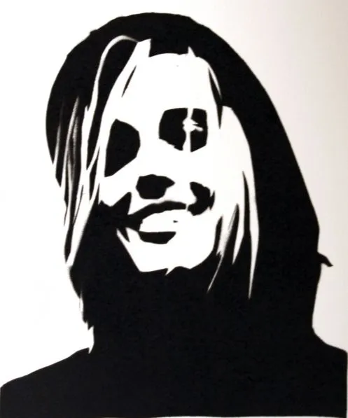 Stencil de rostros de mujer - Imagui