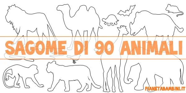 Stencil da Stampare e Ritagliare per Bambini | PianetaBambini.it Stencil da Stampare e Ritagliare per Bambini | PianetaBambini.it