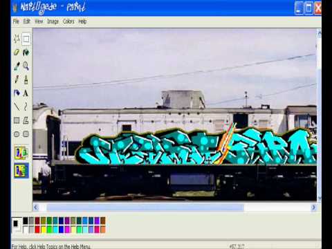 STEPHANIE AND SARAH GRAFFITI MSPAINT - YouTube