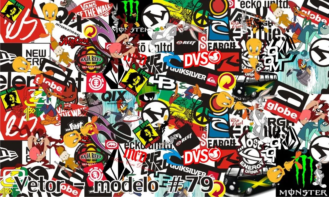 BLACK FOSCO: STICKER BOMB