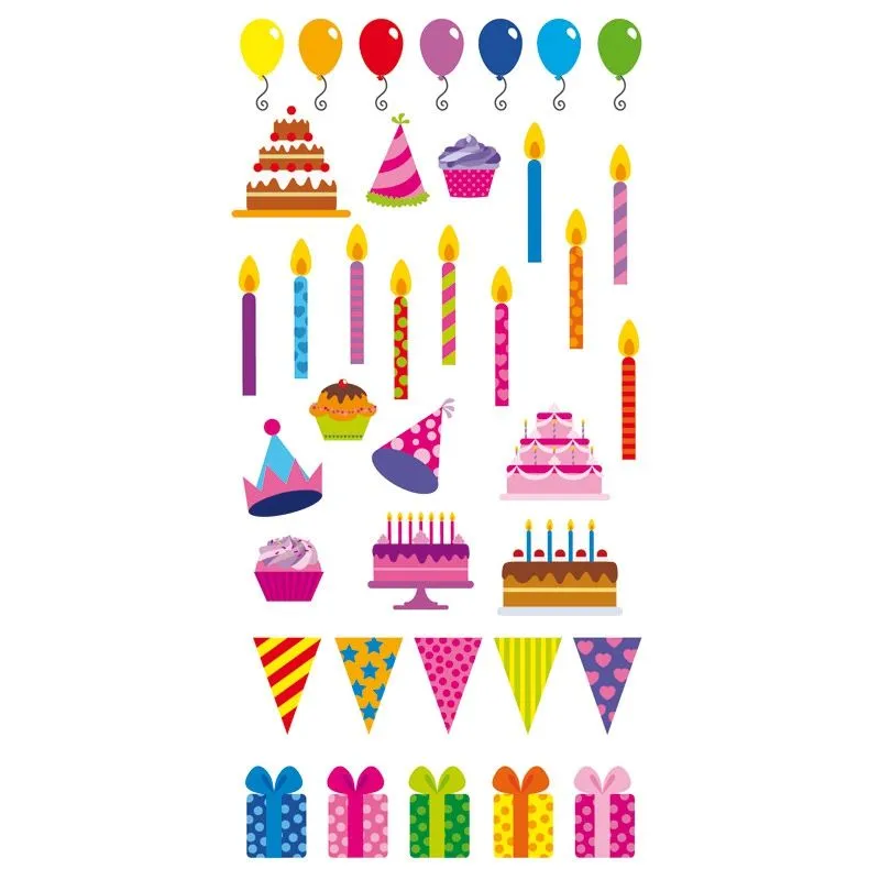 Stickers en relieve Puffies Cumpleaños - Stickers en relief ... Stickers en relieve Puffies Cumpleaños - Stickers en relief ...