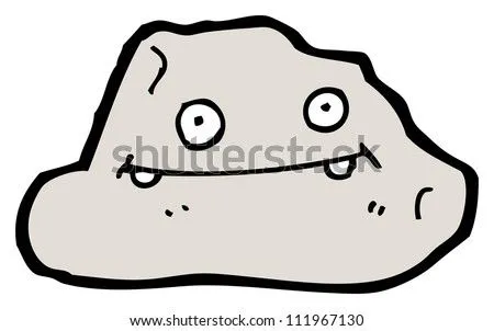 Stock Images similar to ID 110016605 - cartoon rock character