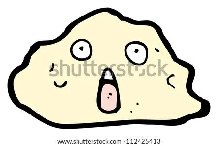 Stock Images similar to ID 96296480 - flaming green rock cartoon