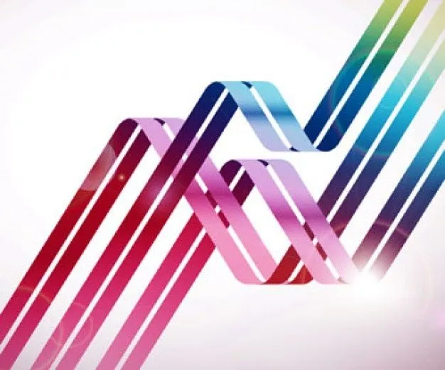 stock líneas vectoriales colorido # 5 | Descargar Vectores gratis