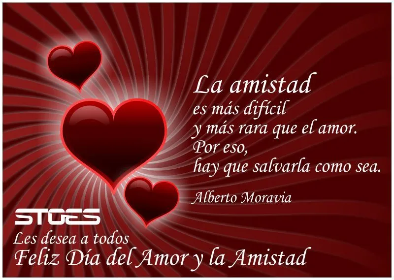 STOES felicita a todos en el Día del Amor y la Amistad ...