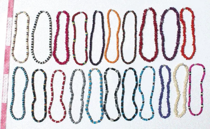 Stone shakira necklaces, Peruvian Natural Handmade Jewelry in Bulk