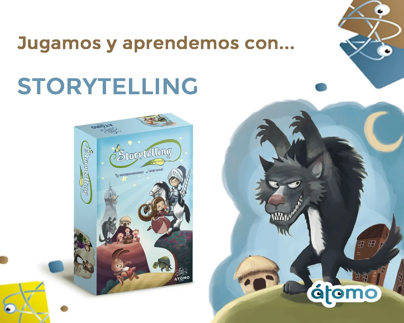 Storytelling: el arte de contar (e inventar) cuentos. - Atomo games Storytelling: el arte de contar (e inventar) cuentos. - Atomo games