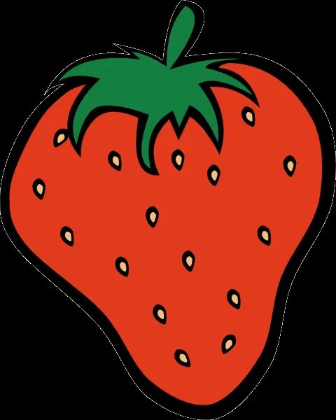 Strawberry 12 clip art - vector clip art online, royalty free ...