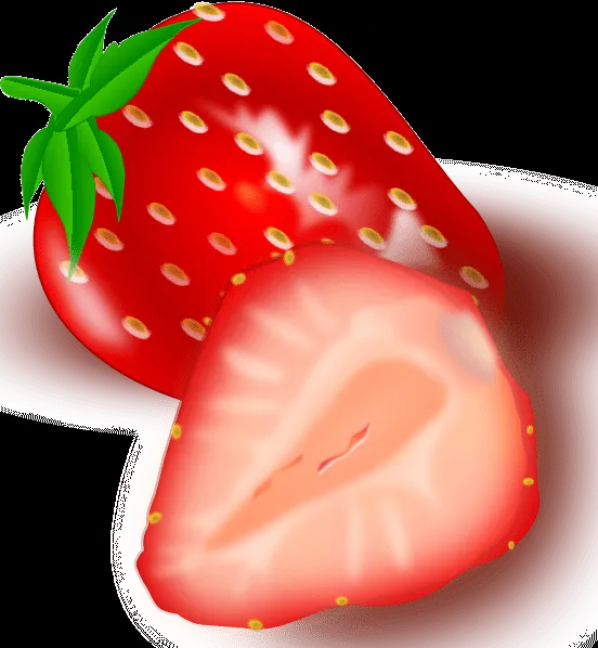 Strawberry 2 clip art - vector clip art online, royalty free ...