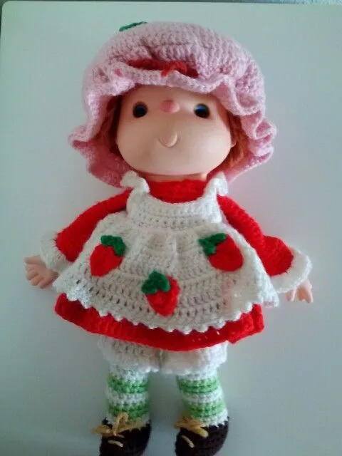 Strawberry shortcake crochet doll | frutillita | Pinterest