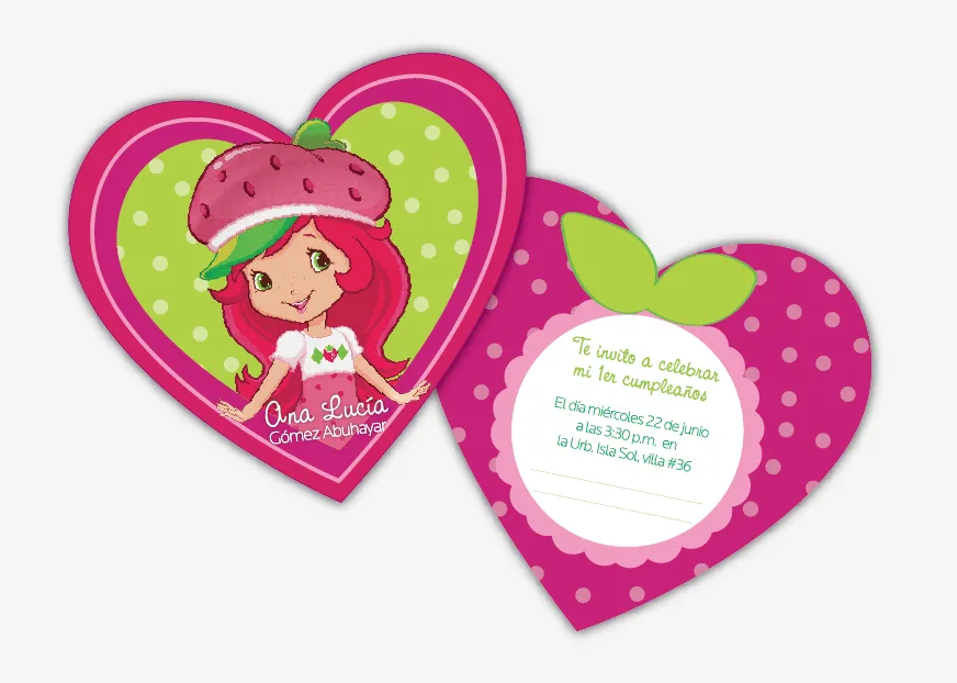 Strawberry Shortcake / Invitación | CristinaAbuhayar/