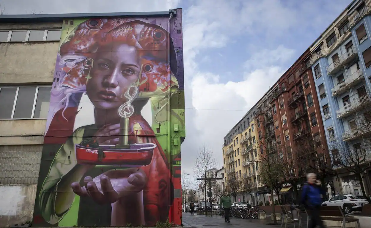Street Art Cities: El mural de Trintxerpe, entre los diez finalistas a mejor mural del mundo | El Diario Vasco Street Art Cities: El mural de Trintxerpe, entre los diez finalistas a mejor mural del mundo | El Diario Vasco