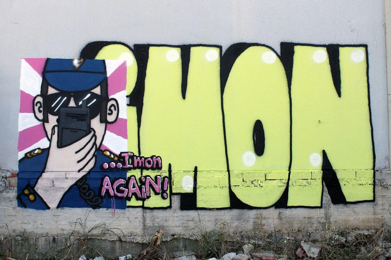 El street art de Imon Boy el artista que mantiene su identidad en misterio - OLDSKULL.NET El street art de Imon Boy el artista que mantiene su identidad en misterio - OLDSKULL.NET