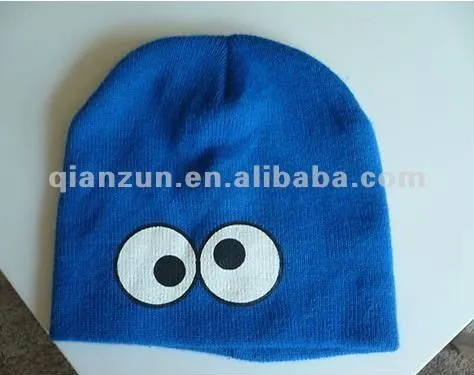 Street Cookie Monster de punto del casquillo del sombrero de la ... Street Cookie Monster de punto del casquillo del sombrero de la ...