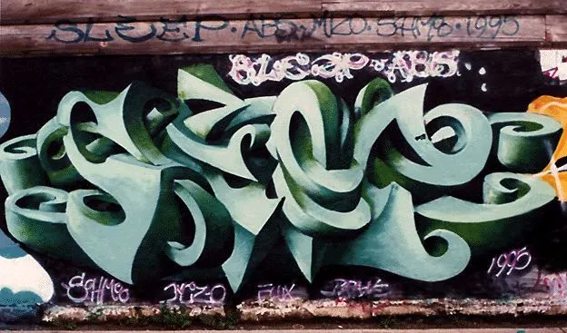 Street Math In Wildstyle Graffiti Art