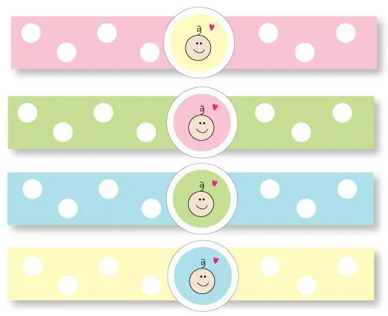 Stylish Baby Shower Napkins and FREE Printable Napkin Rings