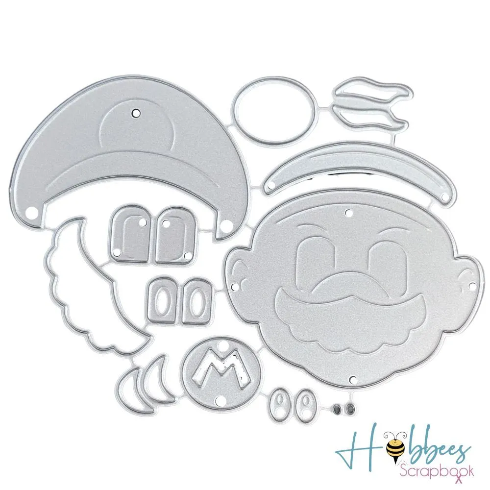 Suaje Troquel Mario Bros Bigote Gorro Nintendo Scrapbook - Hobbees Suaje Troquel Mario Bros Bigote Gorro Nintendo Scrapbook - Hobbees