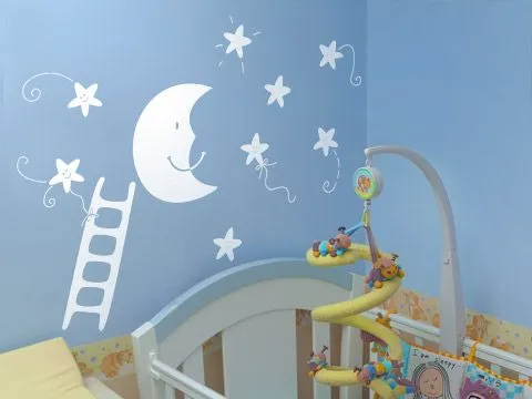 luna y estrellas infantil